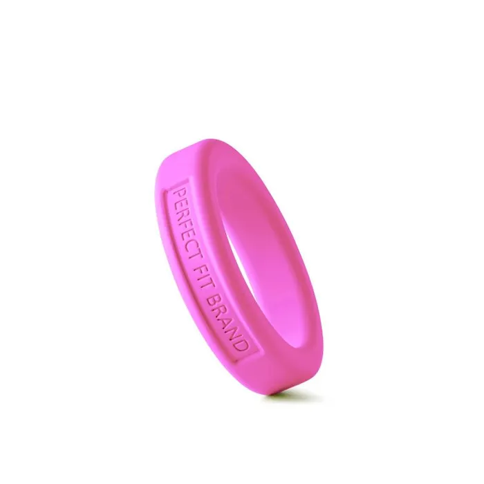 Male Sex Toys PerfectFit Classic Silicone Medium Stretch Penis Ring 36mm Pink