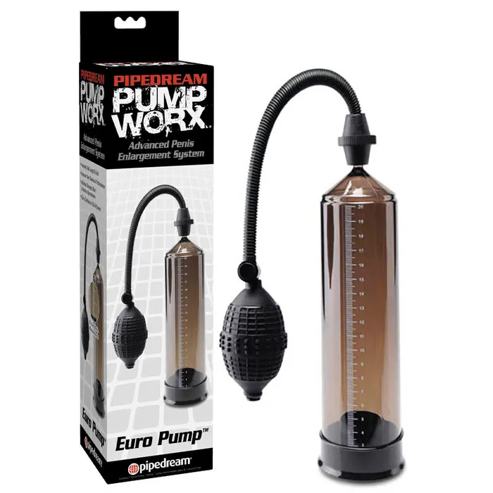 Male Sex Toys Pipedream Pump Worx Euro Pump Smoke Penis Pump