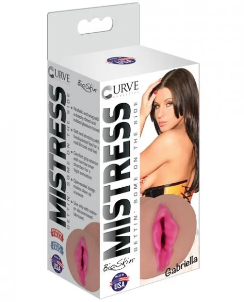 Mistress Gabriella Latte Tan Stroker Curve Novelties Male Sex Toys