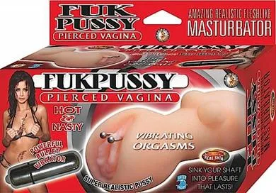 Nasstoys Fukpussy Pierced Vagina Pussy Masturbator With Bullet Male Sex Toys