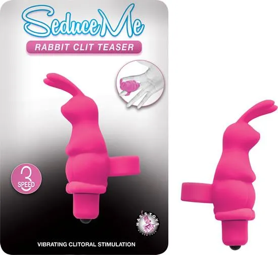 Nasstoys Vibrators Seduce Me Rabbit Clit Teaser 3 Speed Waterproof Pink