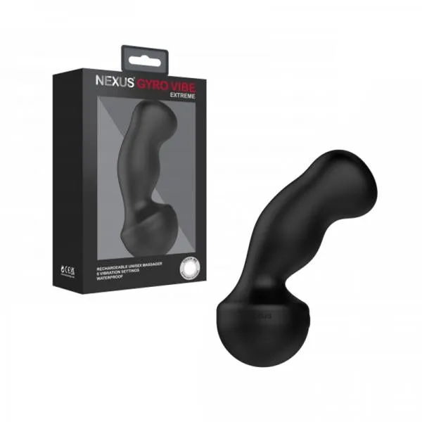 Nexus Vibrators Nexus Gyro Vibe Extreme Hands Free Vibrator Black