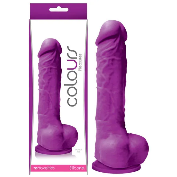 NS Novelties Dildos Colours Pleasures Purple 127 cm 5 Dong