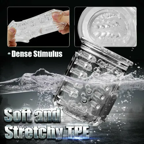 OOTYEMO Male Sex Toys Telescopic Sucking Masturbation Cup