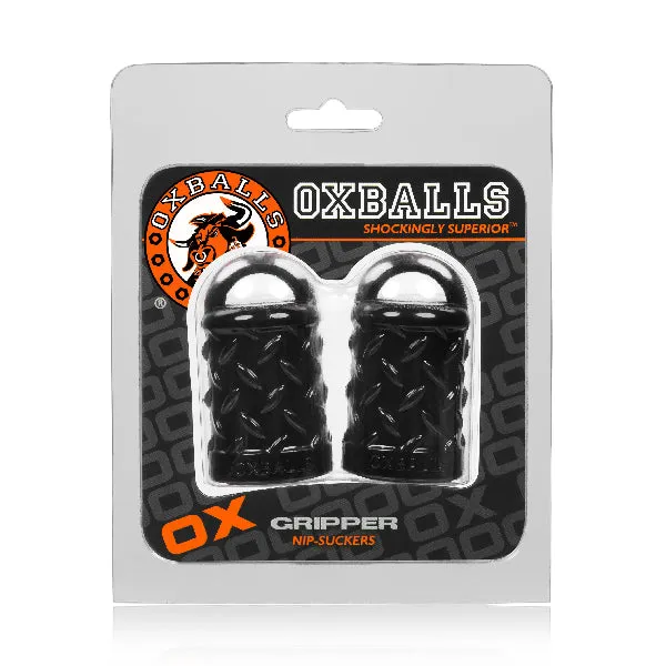 Oxballs Anal Nipple Suckers Gripper Black