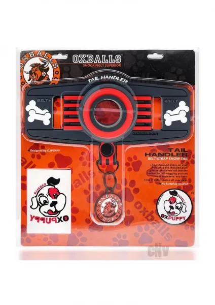 Oxballs Anal Tail Handler Red