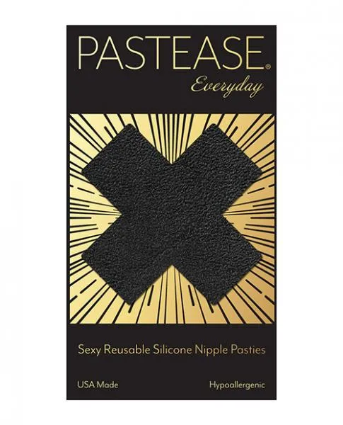 Pastease Anal Pastease Reusable Luxury Suede Cross Black OS