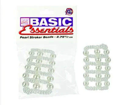 Pearl Stroker Beads Large 3 Basic Essentials Male Sex Toys