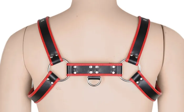 Plesur Company Chest Harness Deluxe Bulldog PVC Vegan Leather Female Sex Toys