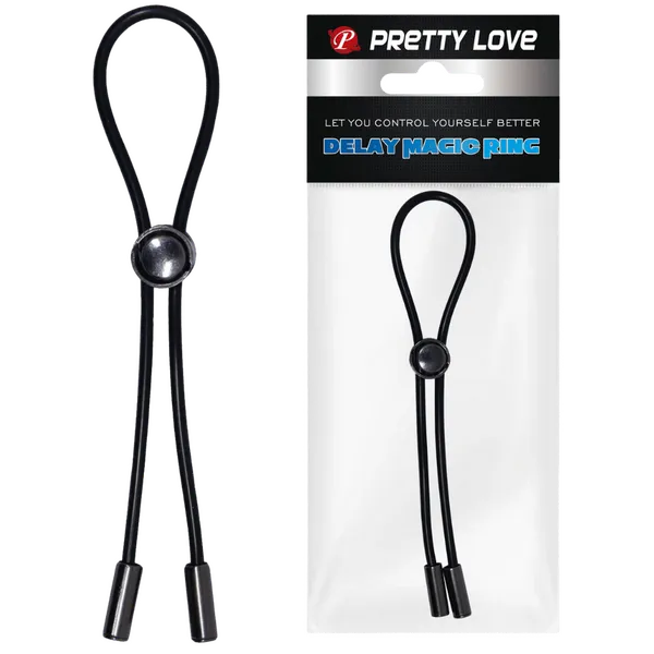 Pretty Love Delay Magic Ring Black Anal