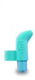 Pure Silicone Finger Vibe Blue Blush Vibrators