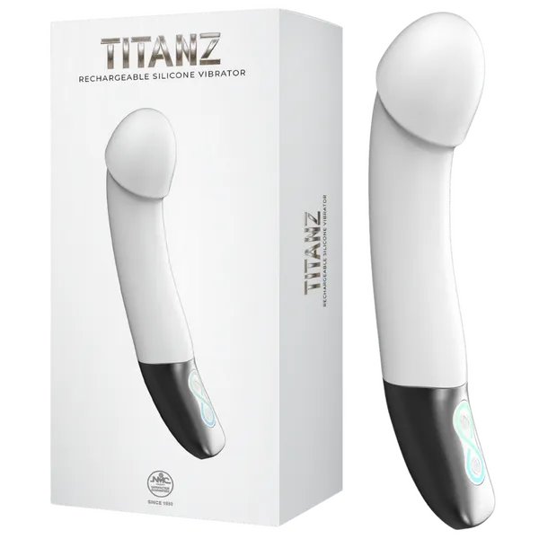 Rechargeable Silicone Vibrator White Excellent Power Female Sex Toys