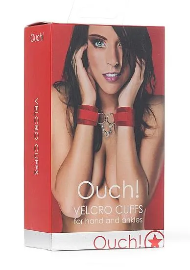 Restraints Seductucom Velcro Cuffs Red