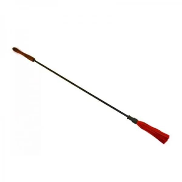 Rouge Wooden Handle Riding Crop Red Rouge Garments Vibrators