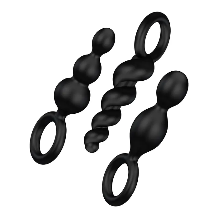 Satisfyer Anal Satisfyer Plugs Booty Call 3 Pc Black