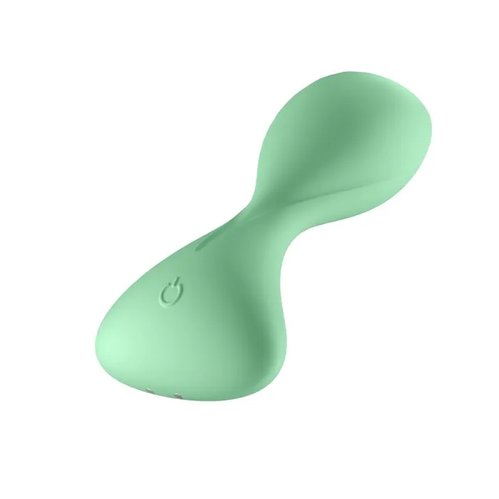 Satisfyer Male Sex Toys Vibrating Connect App Anal Plug Trendsetter Light Green