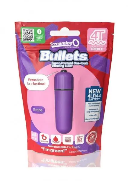 Screaming O 4t Bullet Grape Seductucom Female Sex Toys