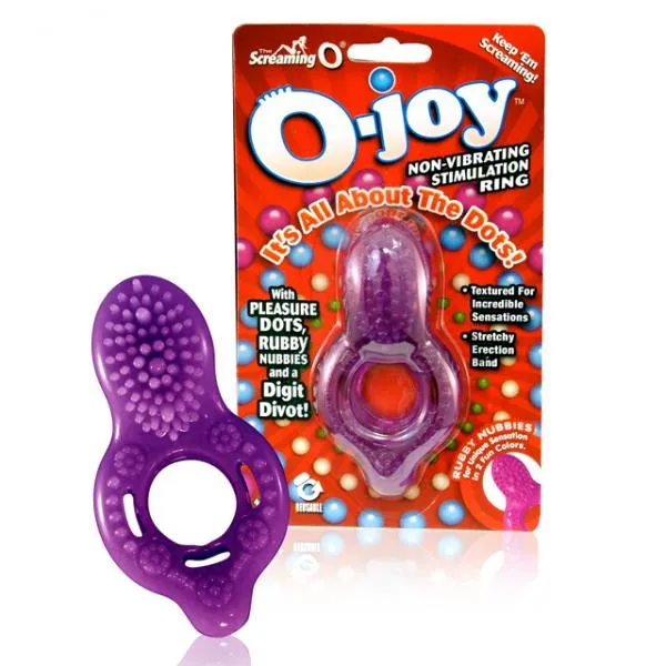 Screaming O Male Sex Toys Screaming O O Joy Cock Ring Purple