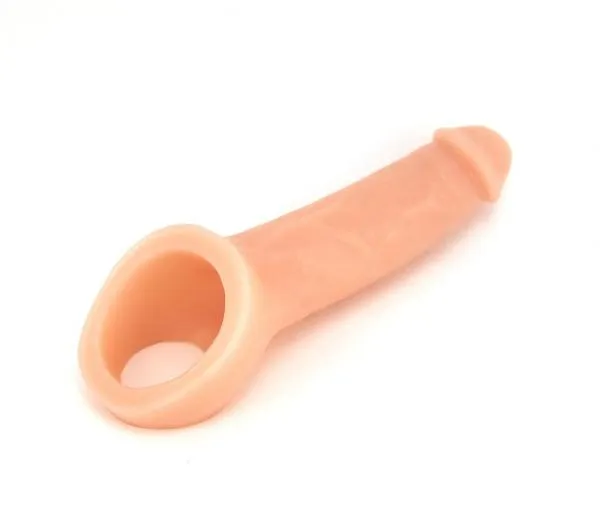 Seductucom Female Sex Toys Ride On Hollow Penis Enhancer Beige