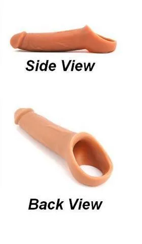 Seductucom Female Sex Toys Ride On Hollow Penis Enhancer Beige