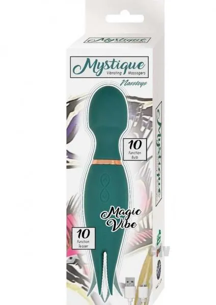 Seductucom Vibrators Mystique Vibe Massager Magic Wand Green