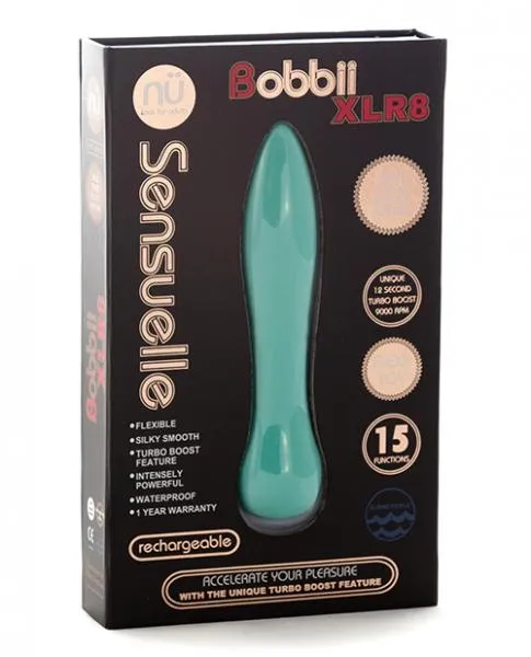 Sensuelle Vibrators Sensuelle Bobbii Flexible Vibe Xlr8 Turbo Boost Blue