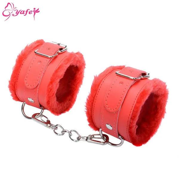 sextoypremium Couples ADULT GAMES SM BONDAGE SEXY PU LATHER HANDCUFFS RESTRAINTS BONDAGE CUFFS COSPLAY TOOL BDSM SEX TOY FOR COUPLE 4 COLOR FOR CHOOSE