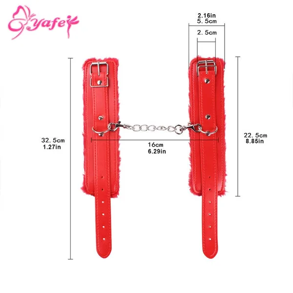 sextoypremium Couples ADULT GAMES SM BONDAGE SEXY PU LATHER HANDCUFFS RESTRAINTS BONDAGE CUFFS COSPLAY TOOL BDSM SEX TOY FOR COUPLE 4 COLOR FOR CHOOSE