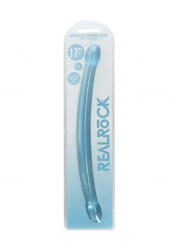 Shots Toys Dildos Realrock Non Realistic Double Dong 17 42cm Blue