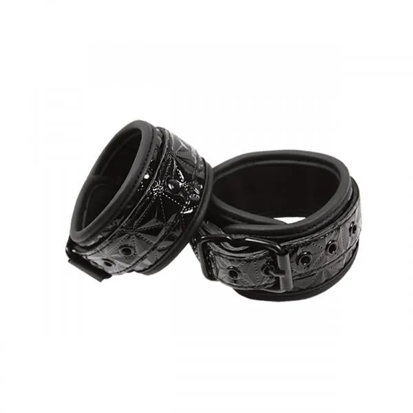 Sinful Black Wrist Cuffs NS Novelties Restraints