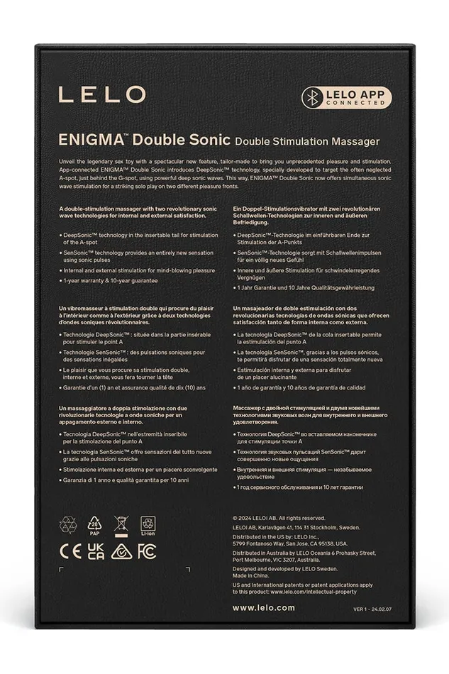 SL Anal Enigma Double Sonic Black