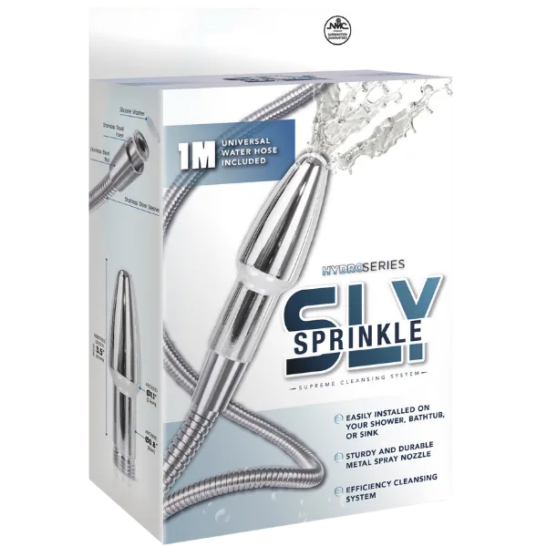 Sly Sprinkle Supreme Cleansing System Bullet Silver Excellent Power Female Sex Toys