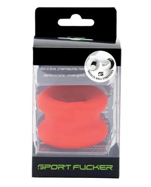 Sport Fcker Male Sex Toys Sport FCker Muscle Ball Stretcher Red