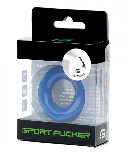 Sport Fucker Male Sex Toys Sport FCker The Wedge Blue Cock Ring