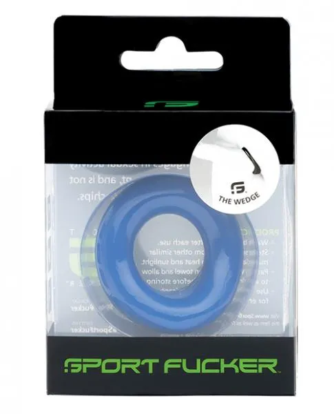 Sport Fucker Male Sex Toys Sport FCker The Wedge Blue Cock Ring