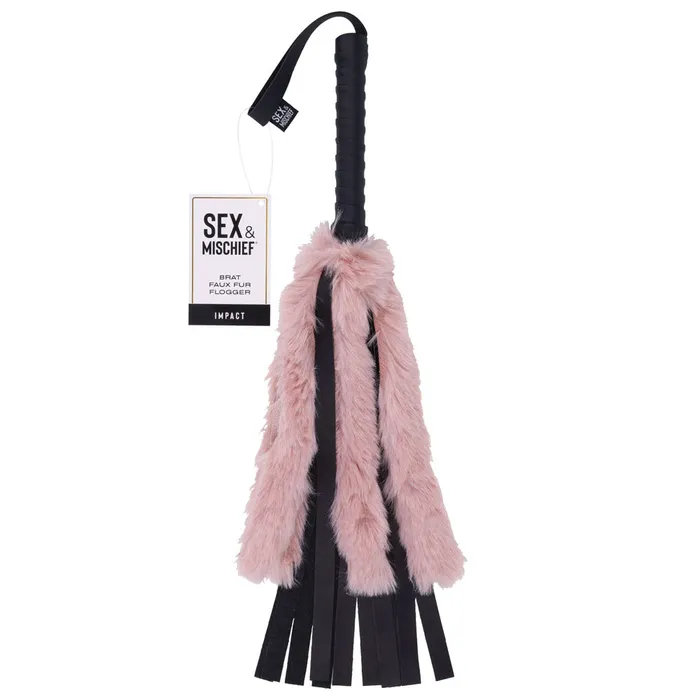 Sportsheets Couples Sex Mischief Brat Faux Fur Flogger