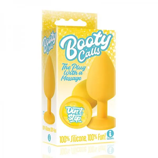 The 9s Booty Call Butt Plug Yellow Dont Stop Icon Brands Anal