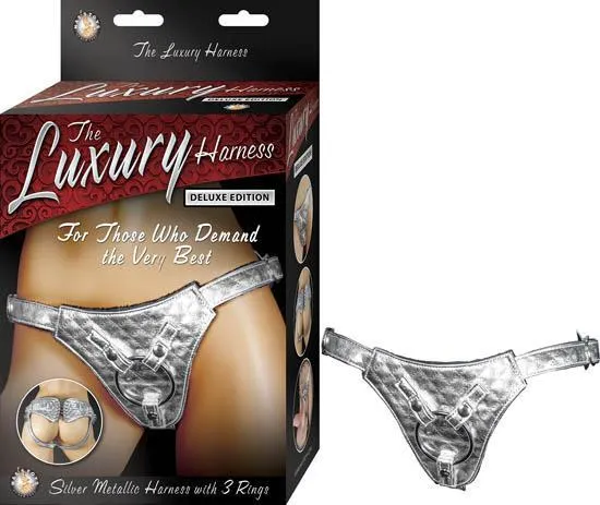 The Luxury Harness The Luxury Harness Deluxe Edition Silver OS Female Sex Toys