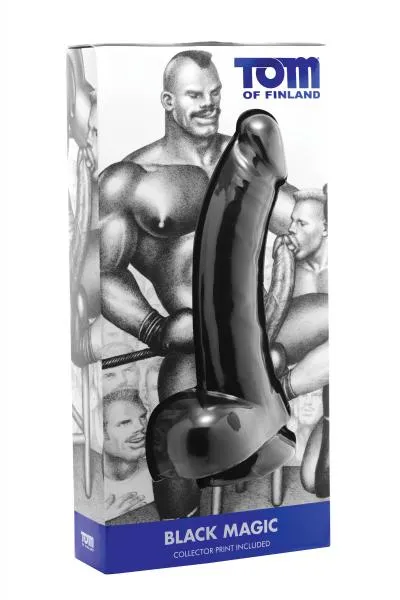 Tom of Finland Female Sex Toys Tom Of Finland Black Magic Realistic Dildo