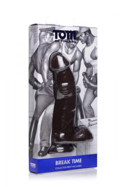 Tom of Finland Female Sex Toys Tom Of Finland Break Time Realistic Dildo Brown