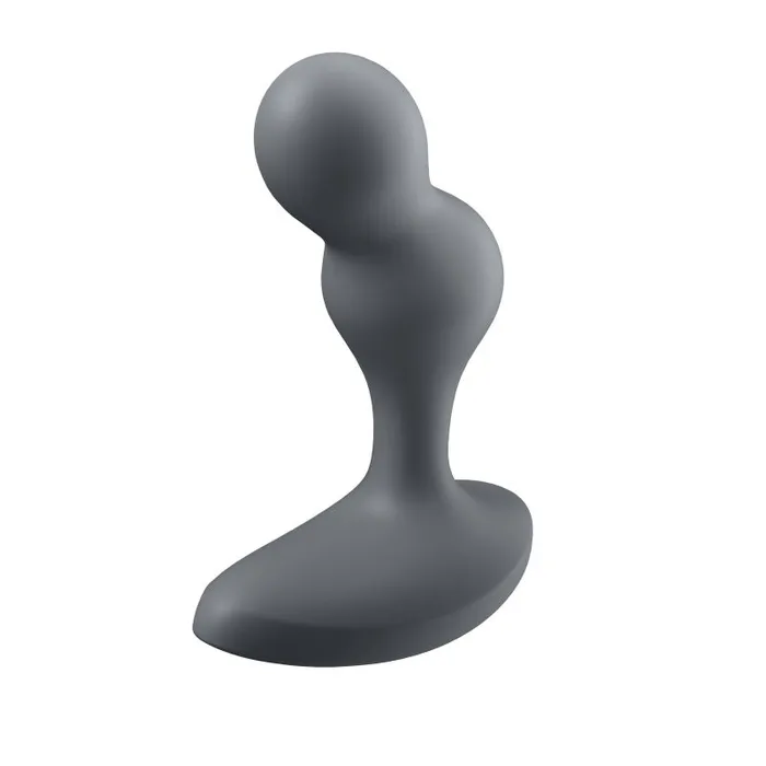 Vibrating Connect App Anal Plug Deep Diver Grey Satisfyer Male Sex Toys