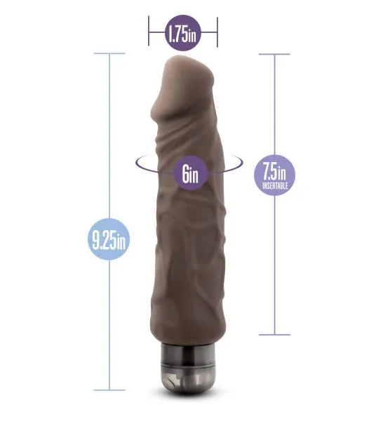 Vibrators Blush Home Wrecker 9 Inches Realistic Vibrator Brown