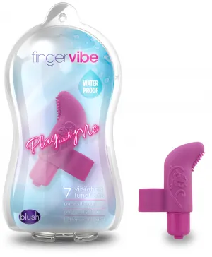 Vibrators Blush Pure Silicone Finger Vibe Lavender