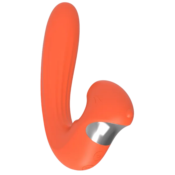 Vibrators Chisa Novelties Kissen Kraken Suction Vibration Orange