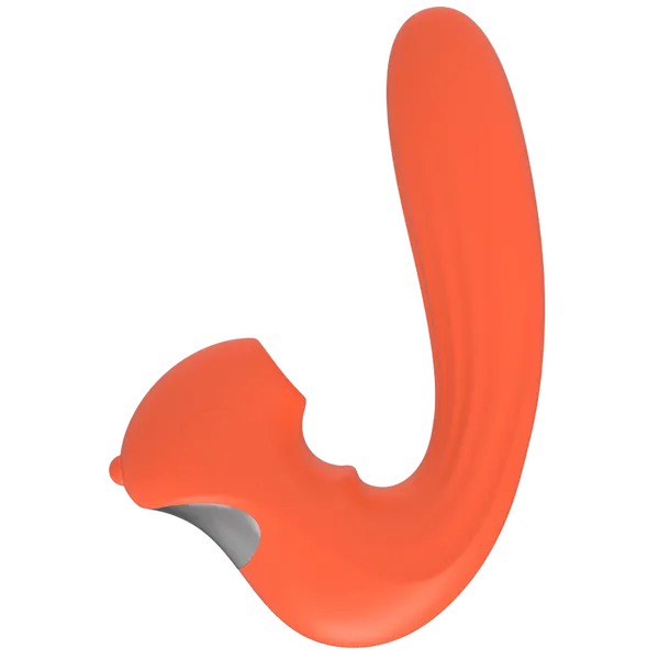 Vibrators Chisa Novelties Kissen Kraken Suction Vibration Orange