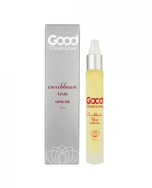 Vibrators Good Clean Love Good Clean Love Caribbean Rose Love Oil 10 Ml