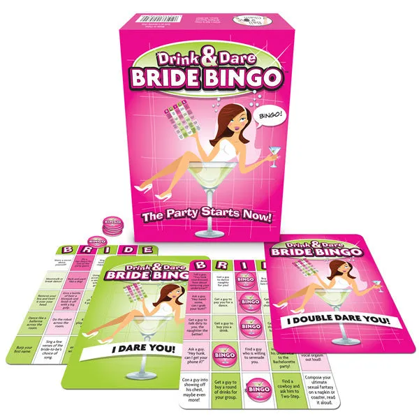 Vibrators Lovetwoo Bride to Be Drink Dare Bingo