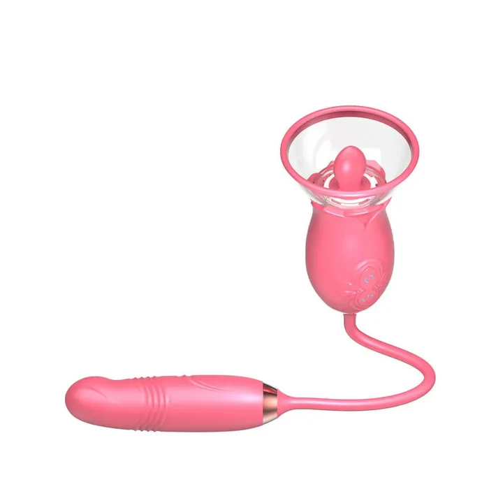 Vibrators OOTYEMO Rose Tongue Licking Snatch Toy