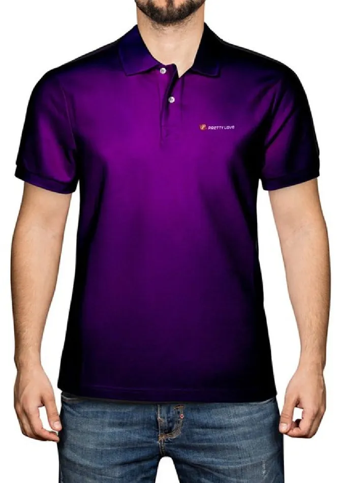 Vibrators Pretty Love Pretty Love Polo Shirt Purple