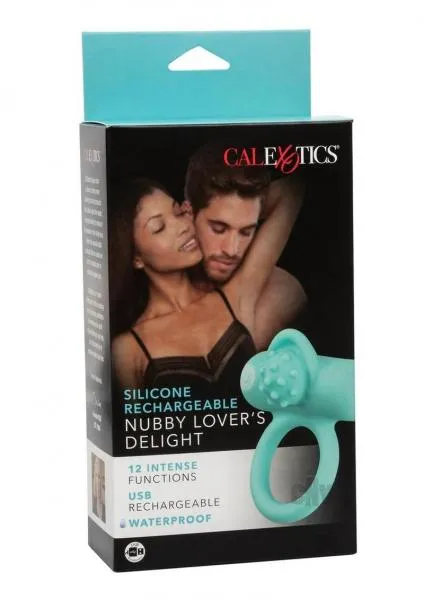 Vibrators Seductucom Silicone Recharge Nubb Love Delight Teal